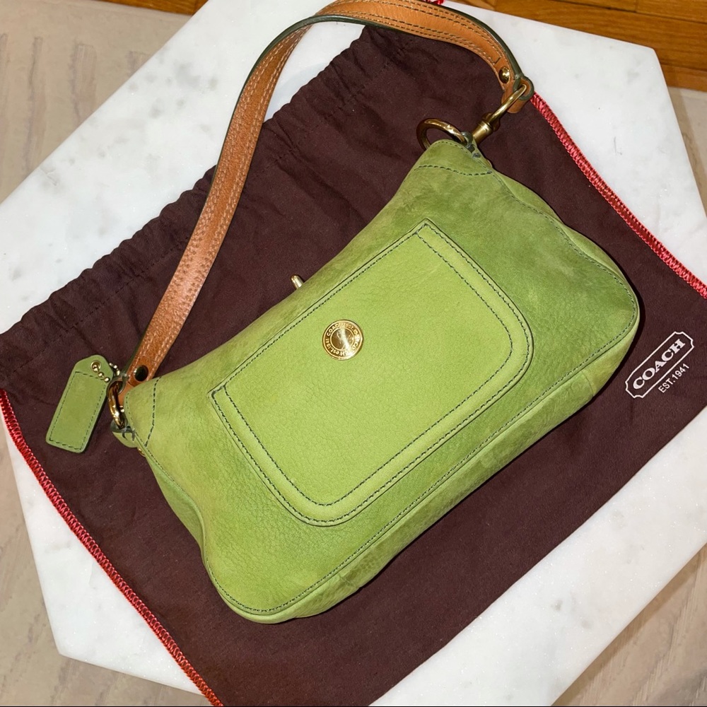 Coach Chelsea Nubuck TurnLock Purse